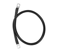 OPPWONG Fil de Terre Haute Résistance 23,6" 4AWG 25 mm² 150 A pour Porte-fusible D'onduleur de Batterie (B (noir))