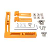 OPPWONG Fixation de Positionnement de Pièce CNC, Pinces à étau en Alliage D'aluminium avec Serrage Latéral pour Tables Perforées à Fente en T, Compatible avec les Machines CNC, les