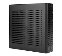 OPPWONG G60S, Boîtier HTPC Mini ITX Entièrement en Aluminium, Boîtier pour Ordinateur de Bureau avec Alimentation DC ATX, Prise en Charge de Disque Dur 2x2,5 Pouces ou 1x3,5 Pouces, Montage Mural
