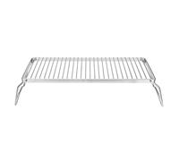 OPPWONG Grille de Feu de Camp Pliante en Acier Inoxydable, Support de Barbecue pour la Randonnée et les Excursions sur le Terrain
