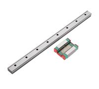 OPPWONG Guide de Rail Linéaire Miniature à Bloc Coulissant de 12 Mm de Largeur pour Petit équipement, Conception de Contact Solide à 4 Points, avec Retenue à Bille, pour un Mouvement Linéaire de