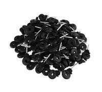 OPPWONG Isolateurs de Clôture électrique, 100pcs Type à Vis Courte Fence Electric Fence Plaquer Les Clous D'isolation de Clôture pour la Clôture de Prairie électrique