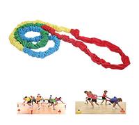 OPPWONG Jeu coloré de Corde à Main Arc-en-Ciel pour L'entraînement Sensoriel et L'interaction Parent-Enfant, adapté aux Enfants de 3 Ans et Plus, Matériau en Peluche