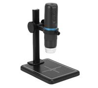 OPPWONG Kit de Microscope Numérique WiFi, 1000X USB 1080P HD 800mAh 8 Lumières LED Microscope Portable ABS avec Support de Levage Réglable, Caméra Grossissante pour L'observation