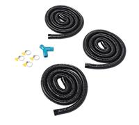 OPPWONG Kit de Tuyau de Pompe de Cale 1100GPH, Tuyau PE EVA Haute Pression de 2 M, Kit de de Raccord à 3 Voies pour Yachts, Bateaux, Véhicules Marins