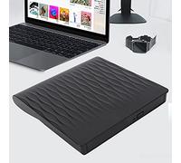 OPPWONG Lecteur DVD Externe pour Ordinateur Portable, Lecteur DVD pour Ordinateur Portable, Lecteur DVD Portable, Lecteur Optique 12,7 Mm USB 3.0 pour Ordinateur de Bureau