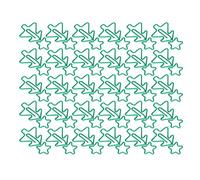 OPPWONG Lot de 30 Trombones Amusants en Forme d'arbre de Noël en Forme d'étoile à Cinq Branches pour Planificateur de Marque-page, Fournitures de Papeterie Mignonnes pour le Bureau, l'école et la