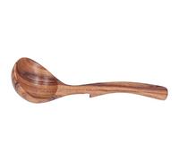 OPPWONG Louche à Soupe, Louche à Cuillère en Bois avec à Soupe pour (Small Bend Hook Spoon)