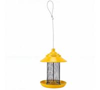 OPPWONG Mangeoire à Pinsons Résistante aux écureuils, Mangeoire à Oiseaux Suspendue Durable pour Oiseaux Sauvages, Chardonnerets pour Les Amoureux de la Nature (Style Lanterne)