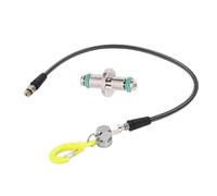 OPPWONG Manomètre de Plongée, Manomètre Submersible, Compteur à Cadran Lumineux avec Tuyau tissé, Idéal pour l'équipement de Plongée Sous-marine (65CM)