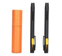 OPPWONG Marqueur à Craie pour Tissu, Stylo de Doublure Effaçable, 2 Marqueurs pour étui à Crayons, Marqueur Non Plastique, Idéal pour la Couture, le Matelassage et le Marquage de Tissu
