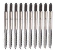 OPPWONG Métrique Tap Set, 10Pcs M4 En Acier Au Carbone Métrique Tap Micro Tap Et Die Set Mini Forets Manuel Matériel Machine Taraudage Filetage Outil De Réparation pour Machiniste,