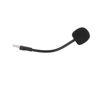 OPPWONG Microphone de Remplacement pour Casque, Micro à Perche Amovible, Micro de Jeu Antibruit avec Prise Plaquée Argent de 3,5 Mm, Idéal pour Les Casques de Jeu sur PC