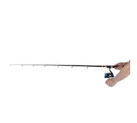 OPPWONG Mini Canne à Pêche Portable en Mer, Bâton Court Durable pour la Pêche sur Glace, Poignée EAV de 1.2m pour Une Prise Confortable (1.7M)
