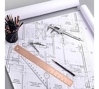 OPPWONG Mini Règle de Dessin en Cuivre, Marque-page Fin pour des Travaux de Mesure Simples, 6,7 Pouces X 0,06 Pouces X 1,34 Oz (Longueur 15 cm, épaisseur 1,5 mm)