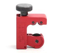 OPPWONG Mini Scie à Découper, Coupe-Tir à l'arc en Métal Durable, Diamètre de Coupe de 3 à 22 Mm pour Les Amateurs de Tir à l'arc en Plein Air, Noir Rouge 3, X 5, Cm