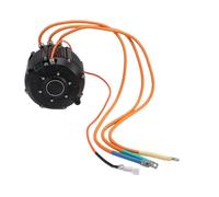 OPPWONG Moteur Synchrone à Aimant Permanent 10 KW, Moteur sans Balais à Haute densité de Torsion à Haut Rendement avec Capteur à Effet Hall et Freinage à Récupération D'énergie, pour