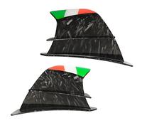 OPPWONG Motorcycle Winglets, Moto Spoiler Wing Wing Motorcycle Fairing Side Spoiler 2pcs Side Fairings Winglets For (Style de marbre brillant)