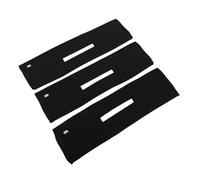 OPPWONG Outil de Fabrication de Chignon torsadé, Accessoire de Coiffure de Style Français à la Mode, Outil de Chignon Facile pour Femmes et Filles, Satin Noir, 3 Pièces 35x9 Cm (Ensemble de 3 pièces)
