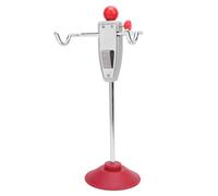 OPPWONG Outil de Support de Volant Réglable Haute Résistance de 14,5 Pouces pour L'alignement des Camions de Voiture, Ajustement Universel Essentiel pour les Tests de Véhicules, Matériau ABS Rouge