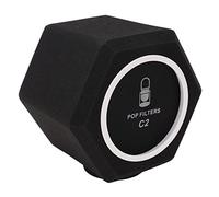 OPPWONG Pare-brise de Microphone Professionnel Haute densité pour une Cabine D'isolation D'enregistrement Vocal Optimale 7,1 "X 7,1" X 5,3"