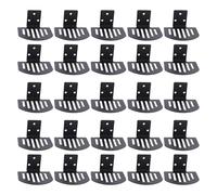 OPPWONG Pare-Neige de Toit en Métal, Matériau en Acier au Carbone Robuste, Conception en Forme D'éventail, Résiste aux Intempéries, Arrêt de Neige sur Le Toit avec Trou pré-percé