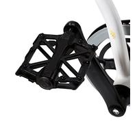 OPPWONG Pédales en Aluminium Haute Résistance aux Couleurs Vives avec Conception Antidérapante Idéales pour Les Courses sur Route et Le Cyclisme Récréatif 1 Paire (Black)