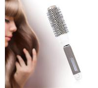 OPPWONG Peigne Rond en Fer en Céramique, Brosse de Coiffure Professionnelle, Brosse à Manche Antidérapant Haute Température avec Dents en Nylon, Idéale pour les Coiffeurs de Salon, 19 Mm, 25 Mm, 32