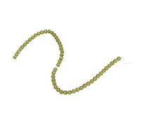 OPPWONG Perles d'espacement en Pierre Naturelle, Perles de Bricolage Polies et Lisses, de Fabrication de Bijoux avec Pierre de 8 Mm, Idéales pour Collier, Bracelet et Artisanat (vert armée foncé)