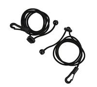 OPPWONG Petits Cordons à l'élastique avec Crochets, Verges de Kayak de Cordons élastiques avec Balles 2pcs 43,7 Pouces de Tige en Plastique pour l'aide à la flottabilité, canoë, Plongée en Apnée,