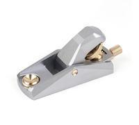 OPPWONG Plan de Bloc à Angle Bas, Lame à 33 Degrés, Corps en Alliage | Lame en Acier trempé, Corps en Alliage D'aluminium, Bouton de Profondeur en Laiton, Outil de Travail du Bois, Coupe du