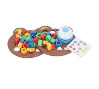 OPPWONG Planches de Puzzle Géométriques 2 Pièces, Jeu de Correspondance de Forme Rapide, Jouet éducatif pour Enfants, Plastique Léger pour 2 Joueurs âgés de 3 Ans et Plus
