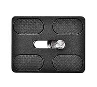 OPPWONG Plaque à Dégagement Rapide Haute Résistance pour Trépied D'appareil Photo SLR, Rotule pour Monopode Arca Benro, Matériau en Alliage Noir PU40 PU50 PU60 PU70 PU100 pour Photographes (PU50)