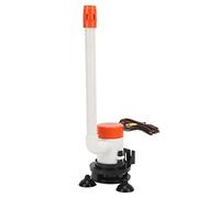 OPPWONG Pompe de Vivier 350 GPH, Aérateur de Puits d'appât Submersible Portable avec Buse Réglable et Système de Filtre en Mousse, pour Eau Douce, Eau Salée, Bateau Marin et Pêche