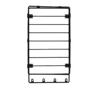 OPPWONG Porte-Bagages Métallique pour RCRUN LC80, Coffre de Toit | Aluminium léger, fixation sécurisée, conçu pour les voitures RC 1/10, style robuste, installation sans outil
