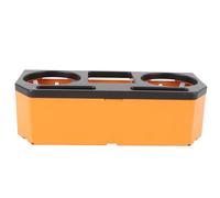 OPPWONG Porte-gobelet UTV, Porte-gobelet Réglable, Support de Tasse en Acier avec Poche Polyvalente, Idéal pour Barre Horizontale de 1,25 à 1,5 Pouces de Diamètre et Surface Plane (Yellow)