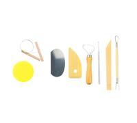 OPPWONG Pottery Sculpting Tool Set with Comfortable Grip (Solid wood +