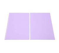 OPPWONG Protecteurs de Feuilles Mates, 20 Pièces, Couvertures de Reliure A4 pour Rapports et Présentations, Plastique PP Flexible (PURPLE)