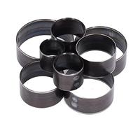 OPPWONG Punch à Trou, Puncheur à Trou de Ceinture pour Poinçon de en Cuir Outils de Poinçonnage en Cuir 8 Pcs de Coupure Ronde pour les Ceintures, les Bandes de Montre, les Sangles, les Colliers de