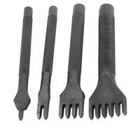 OPPWONG Punch en Cuir, Outils en Cuir Trou en Punch en Acier Inoxydable Punie Poret Artisanat Outil d' de Trous