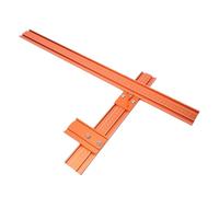 OPPWONG Règle de Clôture de Positionnement, Angle Droit de 90 Degrés, Alliage D'aluminium de 6 Mm D'épaisseur, Bords Réglables, Mesure Précise de la Distance