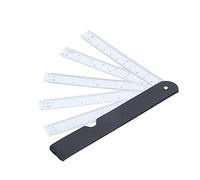 OPPWONG Règle d'échelle d'ingénierie 'architecte, Outils 'échelle Pliante en Forme 'éventail, Règles de Mesure Multi-rapports, Idéales pour le Dessin Artistique, le Design 'intérieur de
