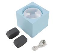 OPPWONG Remontoir de Montre Automatique avec Lumières LED Conception de Lanterne Verticale Puce Intelligente de 3e Génération 2 Vitesses Fonctionnement Silencieux Réglable pour Montres (Bleu Clair)