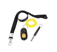 OPPWONG Sifflet de Dressage pour Chien, Sifflet à Ultrasons Silencieux, Combo et Clicker, Fréquence Réglable pour Chiens, Chats, Oiseaux, Léger et Portable avec Lanière