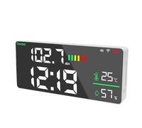 OPPWONG Sonomètre, Testeur de Décibels Numérique 11 Pouces, Compteur à Affichage LED avec connectivité WiFi APP et de la Température et de l'humidité, Idéal pour la Maison, le Studio, l'usine DB