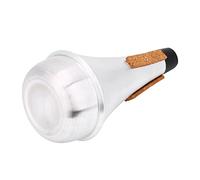 OPPWONG Sourdine de Trompette en Alliage d'aluminium, Accessoire d'instrument de Musique Léger, Sourdine de Pratique de Trompette avec Bandes de Liège pour une Pratique Silencieuse, Idéale pour les