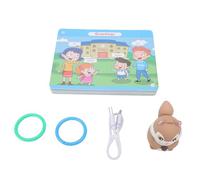 OPPWONG Stylo de Lecture Interactif écureuil, Jouet éducatif Parlant Intelligent pour Enfants avec Batterie 500mAh et Cartes Thématiques