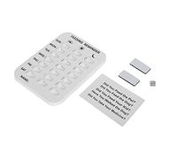 OPPWONG Tableau d'alimentation pour Chien, Tableau D'indication Quotidienne pour Nourrir Vos Animaux de Compagnie, Rappel d'alimentation pour Chat, Planificateur pour Chien, Rappel (White)