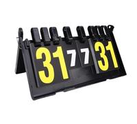 OPPWONG Tableau de Bord, Gardien de Score Manuel à 4 Chiffres, avec Système de Verrouillage Fixe, Idéal pour Le Tennis de Table, Le Badminton, Le Tennis et Le Football