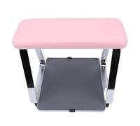 OPPWONG Tabouret de Pédicure, Tabouret Roulant à Hauteur Réglable, avec Pieds en Acier Inoxydable avec Plateau intégré, Idéal pour Salon de Manucure, Spa et Salle de Bain à Domicile